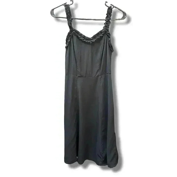 🌟 New Look Women's Black Mini Dress Short Viscose Size 0 🌟 - Picture 1 of 8